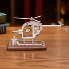 Vintage Airplane Steam Engine Model Aircraft Single Engine Toys Helicopter GifzF