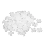 Wall Floor Tile Plastic Cross Spacer 10mm White 100pcs