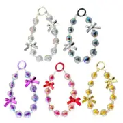 Mobile Phone Lanyard Wrist Straps Hanging Chain Pendant Beaded Colorful Lanyard