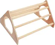 GANAZONO Wooden Chicken Standing Rack Durable Perch for Chickens Roosters Parrots Bird Activity Rod for Chewing Training present for Bird Lovers