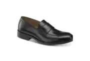 Johnston & Murphy Men's Alcott Penny Loafer Color Black Calfskin Size 12