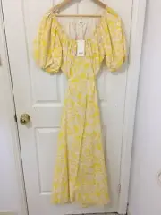 Seed Heritage Floral Cut Away Maxi Dress Size 8