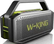 W-KING Portable Loud Bluetooth Speakers with Subwoofer, 60W(100W Peak) Speakers