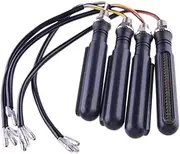 Turn Signal Indicator 4Pcs Motorcycle 12V Sequential Flowing LED Turn Signal Indicator DRL Daytime Running Light Stop Brake Lamp Multifunction