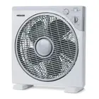 Heller 30cm Box Fan 3 Speed/Timer/Rotating Louvres Floor Air Cooling/Cooler