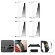 4 Pcs Electroplating Watch Protective Cover Protector Case Wear-resistant