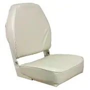 Springfield 1040649 High Back Folding Seat - White
