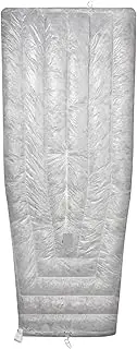 Ultralight Down Sleeping Bag - Wind Hard Tiny Pro Multifunctional Wearable Quilt for Camping & Backpacking(Light Grey)