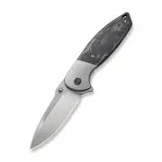WE Knife Nitro OG 23035-1 Titanium Marble Carbon Fiber 20CV Steel Pocket Knives