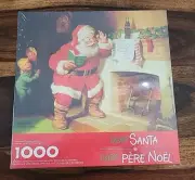 Vtg Coca-Cola 1000 Piece Puzzle Dear Santa 1997 Springbok Jigsaw Sundblom Sealed