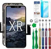 Ace Tech Cellular Compatible with iPhone XR Premium LCD Screen Replacement 6.1 inch (Model A1984, A2105, A2106, A2108) High Resolution Display digitizer Assembly Touch Screen