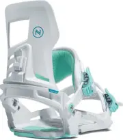 Nidecker Muon-W Women's Snowboard Bindings White Medium (7-9.5)