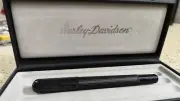 Vintage Waterman Harley Davidson Fountain Pen Black Big In Box