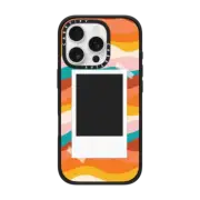 iPhone 16 Pro Impact Case Warm Waves with Polaroid Opening by Oh So Graceful