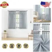 Stylish Light Filtering Pinch Pleated Curtains - 63" for Bedroom & Living Room