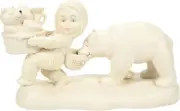 Snowbabies Frosty Frolic But First Feed Me Figurine, 3.7 Inch - NEW IN BOX