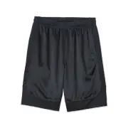 AND1 Mens Basketball Gym Court Workout Shorts Size L Ebony (Gray)
