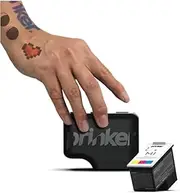 PRINKER. COLOR YOUR WAY Temporary Tattoo Device Package for Your Instant Custom Temporary Tattoos with Premium Cosmetic Full Color - Compatible w/iOS & Android devices Black 1.0 count