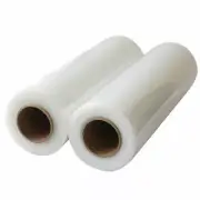2 Rolls 500mm x 400m 25UM CLEAR - Hand Use Stretch Film Pallet Shrink Wrap