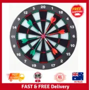 Safety Dart Board Set for Kids and Adults,16 Inch Soft Rubber Dart Board Game