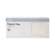 Polymer Clay - White - 400g Block for Crafting & Sculpting
