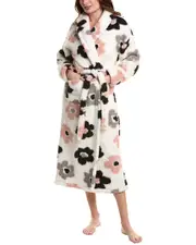 Sanctuary Shawl Collar Teddy Robe XS/S White