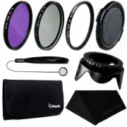 LSP 52mm UV CPL FLD Lens Filter Accessory Kit for Canon DSLR Camera Filter Kit