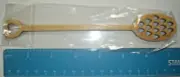 ONE NATURAL WOODEN SPOON w HEARTS FOR HONEY DIPPER,SERVER, MIXER NEW!!