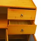 Multifunction Buffet Sideboard with 3 Compartments 2 Shelves 2 Drawers and
