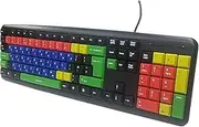 Wishtrac School Infant Upper Case and Lower Case, Coloured Keys Keyboard for children