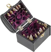 BATHVEVE Halloween Decorative Storage Container Candy Box for Game Dice and Treats Horrible Design Storage Box for Halloween Decor