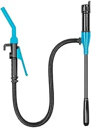Siphon Pump for Gasoline, Manual Fuel Transfer Pump With Press, Portable Power Battery Liquid Transfer Siphon Hose for Gas, Fuel, Diesel, Water