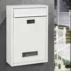 Wall Mounted Mailbox Lockable Storage with Combination Lock Hanging Mail Box