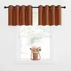 Room Darkening Valances Curtains Blackout, Thermal Insulated Curtain Valance ...