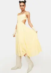 Chase The Wind Cut-Out Maxi Dress