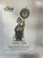 Vintage Christmas Melody In Motion LE -600 Caroler Clock “Silent Night” NIB