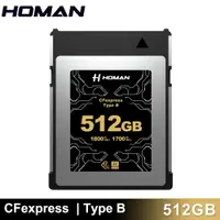 在飛比找PChome24h購物優惠-HOMAN CFexpress Type B 512GB 記