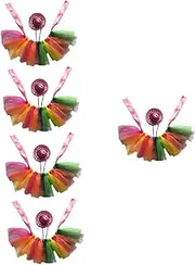 BESPORTBLE 5 Sets Lizard Tutu Skirt Bearded Dragon Harness Photo Party Dress Costume Hat Set Reptile Accessories