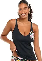 [Skye] Women's Standard Bridget D, Dd V-Neck Tankini Top Swimsuit