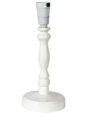 [Oriel Lighting] Rosalie Table Lamp Base Only 27cm White