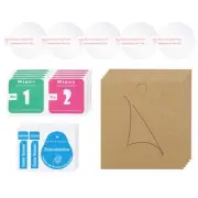5pcs Watch Glass Screen Protector 35mm High AL Tempered Glass Anti-Blue Light