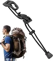 Climbing Bag Buckle, Backpack Expansion Strap, Elastic Rope Clip, Adjustable Outdoor Fasteners for Securing Additional Equipment, Ideal for Hikers, Climbers, Ode