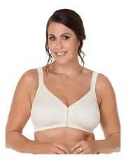 [Fayreform] Ultimate Comfort Front Closure Soft Cup Bra in Pink Champagne