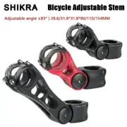 MTB Bicycle Handlebar Stem Road Mountain Bike 90/110/145mm Rod Adjustable Stems