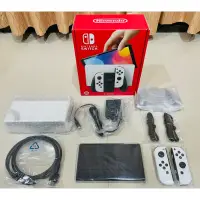 在飛比找蝦皮購物優惠-NS Switch 白色 OLED主機充電器 JoyCon手