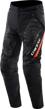 Dainese Drake 2 Super Air, textile pants , color: Black/Grey/Neon-Red , size: 46