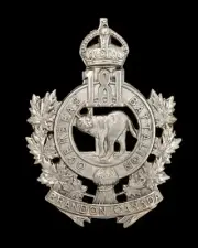 Canadian 181st (Brandon, Manitoba) Battalion CEF Cap Badge Hallmarked Silver