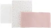 Cambrass - 3 Piece Bedding Set, Flat Sheet and Pillowcase 100% Cotton, Magic Pink, 100 x 165 x 1 cm