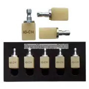 C14 PMMA CAD Blocks Disk C14 Sirona MCXL Dental Block Cerec Bleached A3 5pcs/Box