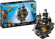 Revell 00155 Pirates of The Caribbean-The Black Pearl XXL 3D Puzzle LED Edition